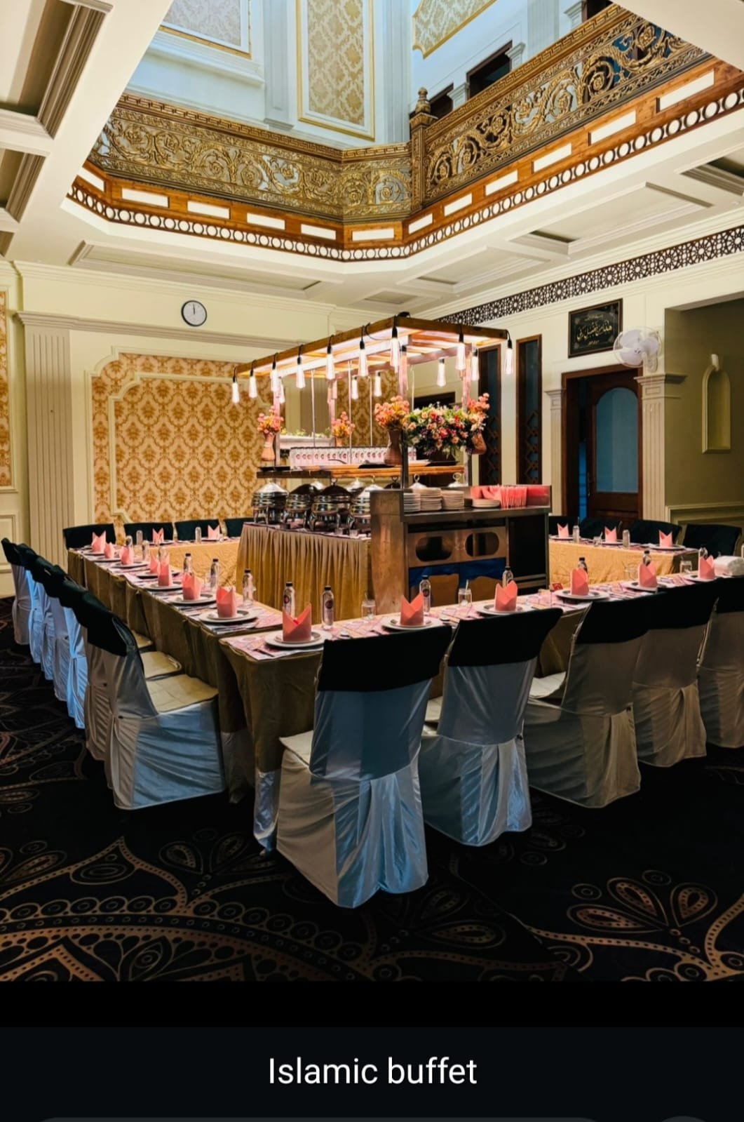 Wedding ceremony setup
